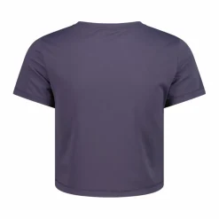 Kurzarm-Top für Damen aus Stretch-Polyamid><noscript><img width=