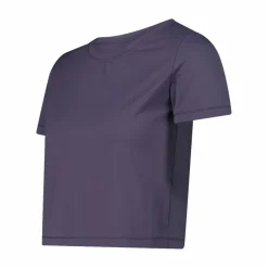 Kurzarm-Top für Damen aus Stretch-Polyamid><noscript><img width=