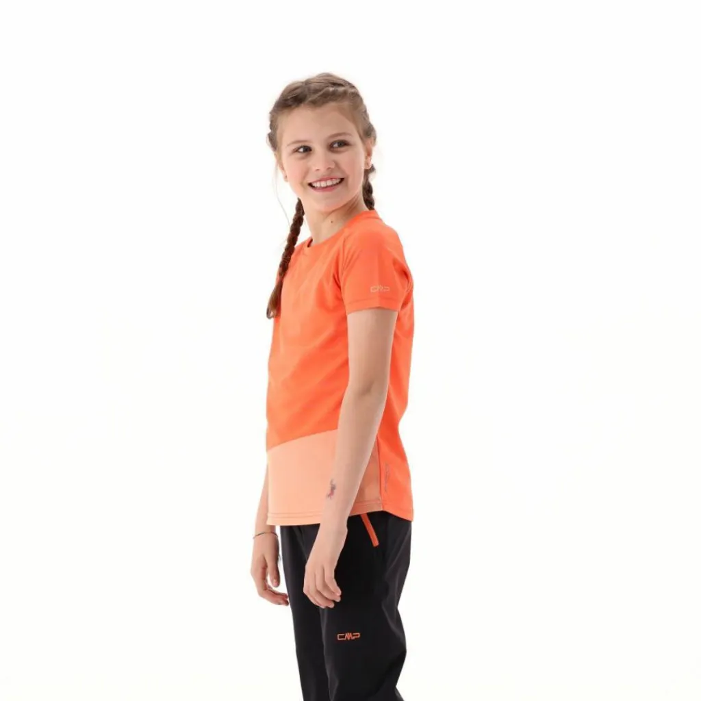 Kurzarm-T-Shirt aus Jersey für Mädchen>CMP Clearance