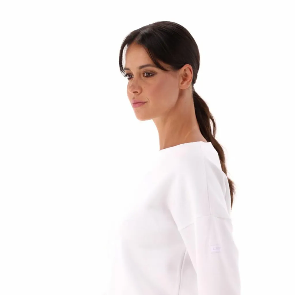 Langarms aus leichtem French Terry mit Stretch für Damen>CMP Outlet