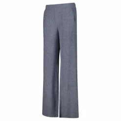 Lange Damenhose aus meliertem Jerseystoff><noscript><img width=