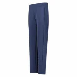 Lange Damenhosen im Regular Fit aus Modal mit matt glänzendem Finish><noscript><img width=