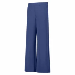 Lange Damenhosen mit weitem Bein aus Modal mit matt glänzendem Finish><noscript><img width=