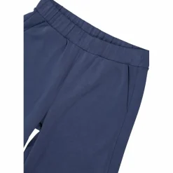 Lange Damenhosen mit weitem Bein aus Modal mit matt glänzendem Finish><noscript><img width=