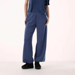 Lange Damenhosen mit weitem Bein aus Modal mit matt glänzendem Finish><noscript><img width=