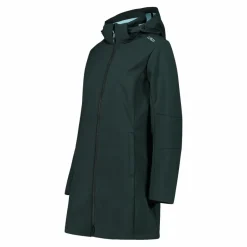 Lange Damenjacke aus Softshell><noscript><img width=