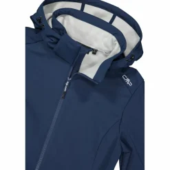 Lange Damenjacke aus Softshell><noscript><img width=