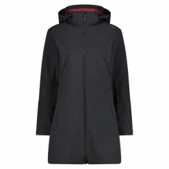 Lange Damenjacke aus Softshell><noscript><img width=