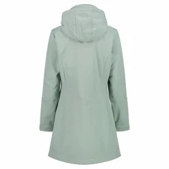 Lange Damenjacke aus Softshell><noscript><img width=