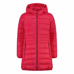 Lange Daunenjacke für Mädchen mit Taftkapuze>CMP Discount