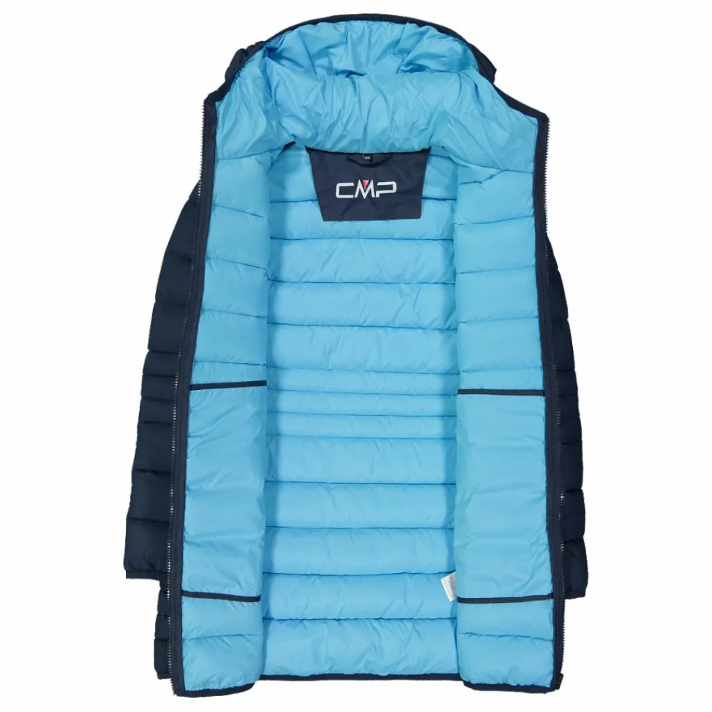 Lange Daunenjacke für Mädchen mit Taftkapuze>CMP Discount
