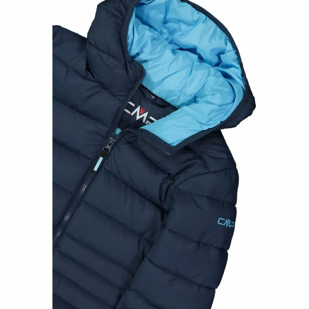 Lange Daunenjacke für Mädchen mit Taftkapuze>CMP Discount