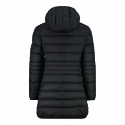 Lange Daunenjacke für Mädchen mit Taftkapuze><noscript><img width=