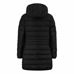 Lange Daunenjacke für Mädchen mit Taftkapuze><noscript><img width=