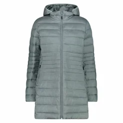 Lange Daunenjacke Sorona® Aura Melange für Damen><noscript><img width=
