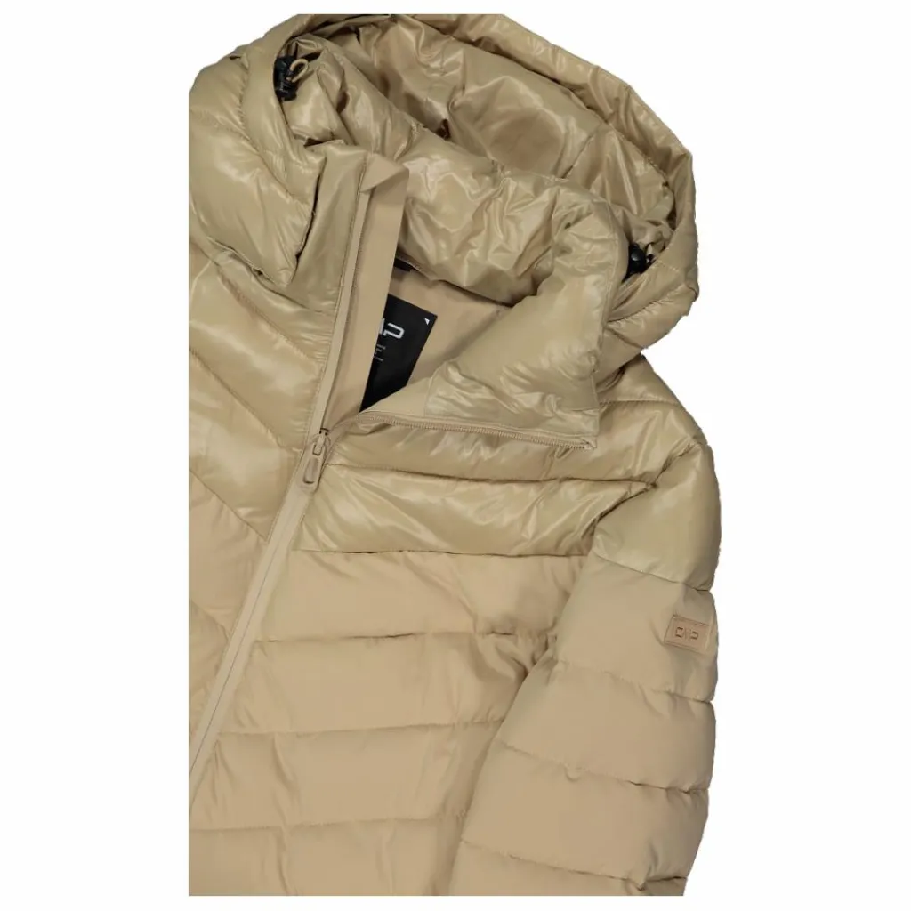 Lange einfarbige Daunenjacke Sorona® Aura für Damen>CMP Hot