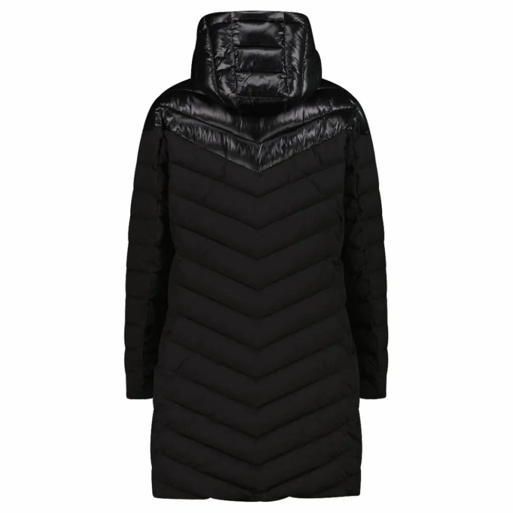 Lange einfarbige Daunenjacke Sorona® Aura für Damen>CMP Hot