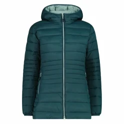 Lange einfarbige Daunenjacke Sorona® Aura für Damen>CMP Clearance