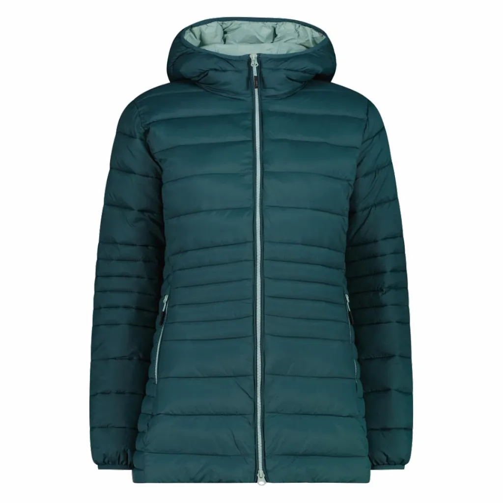 Lange einfarbige Daunenjacke Sorona® Aura für Damen>CMP Clearance