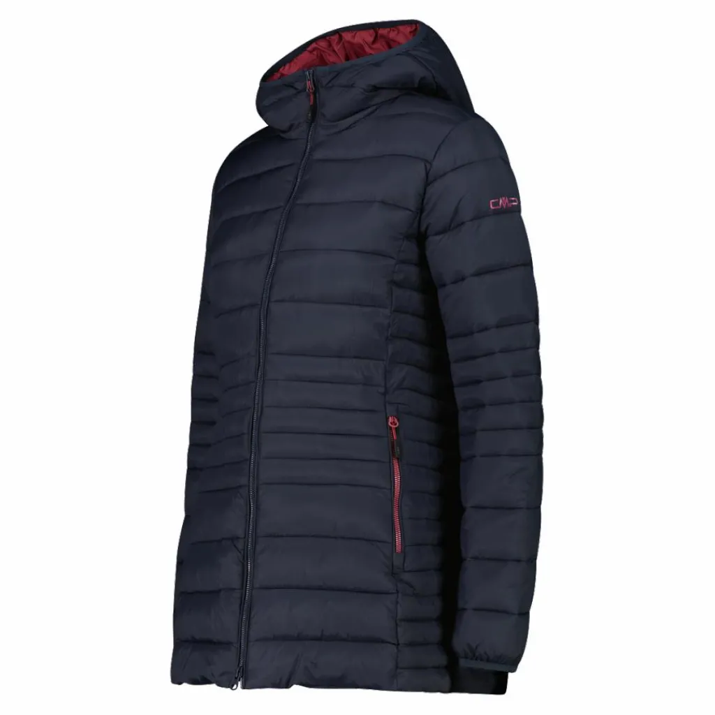 Lange einfarbige Daunenjacke Sorona® Aura für Damen>CMP Clearance
