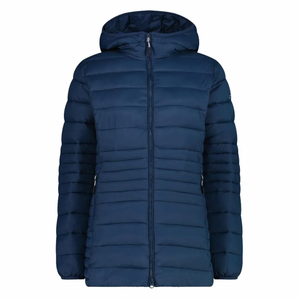 Lange einfarbige Daunenjacke Sorona® Aura für Damen>CMP Clearance