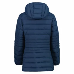 Lange einfarbige Daunenjacke Sorona® Aura für Damen><noscript><img width=
