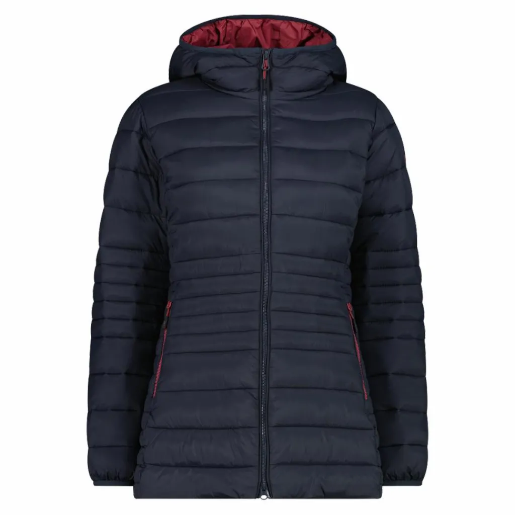 Lange einfarbige Daunenjacke Sorona® Aura für Damen>CMP Clearance