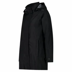 Lange, wasserdichte Damenjacke aus Ripstop><noscript><img width=