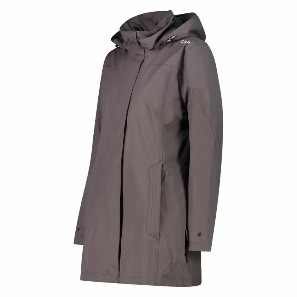 Lange, wasserdichte Damenjacke aus Ripstop>CMP Online