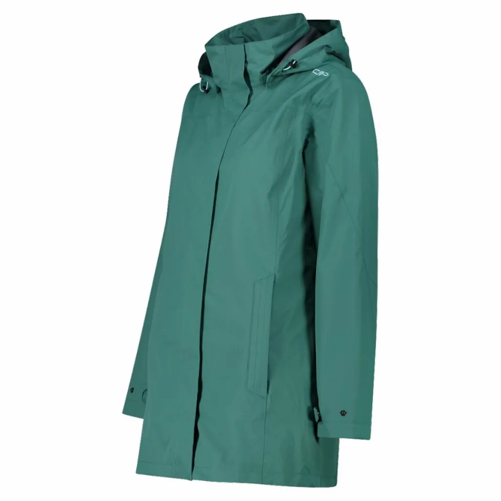 Lange, wasserdichte Damenjacke aus Ripstop>CMP Online
