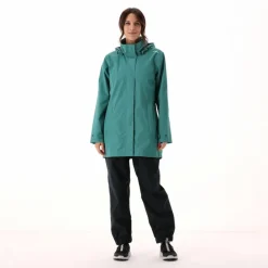 Lange, wasserdichte Damenjacke aus Ripstop><noscript><img width=
