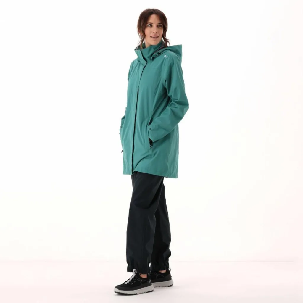 Lange, wasserdichte Damenjacke aus Ripstop>CMP Online