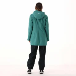 Lange, wasserdichte Damenjacke aus Ripstop><noscript><img width=