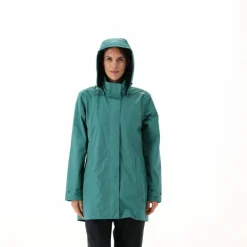 Lange, wasserdichte Damenjacke aus Ripstop><noscript><img width=