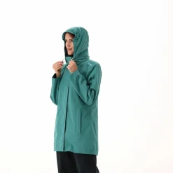 Lange, wasserdichte Damenjacke aus Ripstop><noscript><img width=