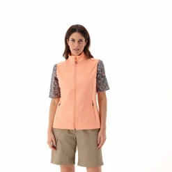 Leichte Softshellweste mit Jacquardtextur für Damen><noscript><img width=