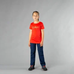 Mädchen Basic-T-Shirt mit Rundausschnitt><noscript><img width=