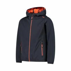 Mädchen Jacke aus leichtem Softshell, mit Fix Hood><noscript><img width=
