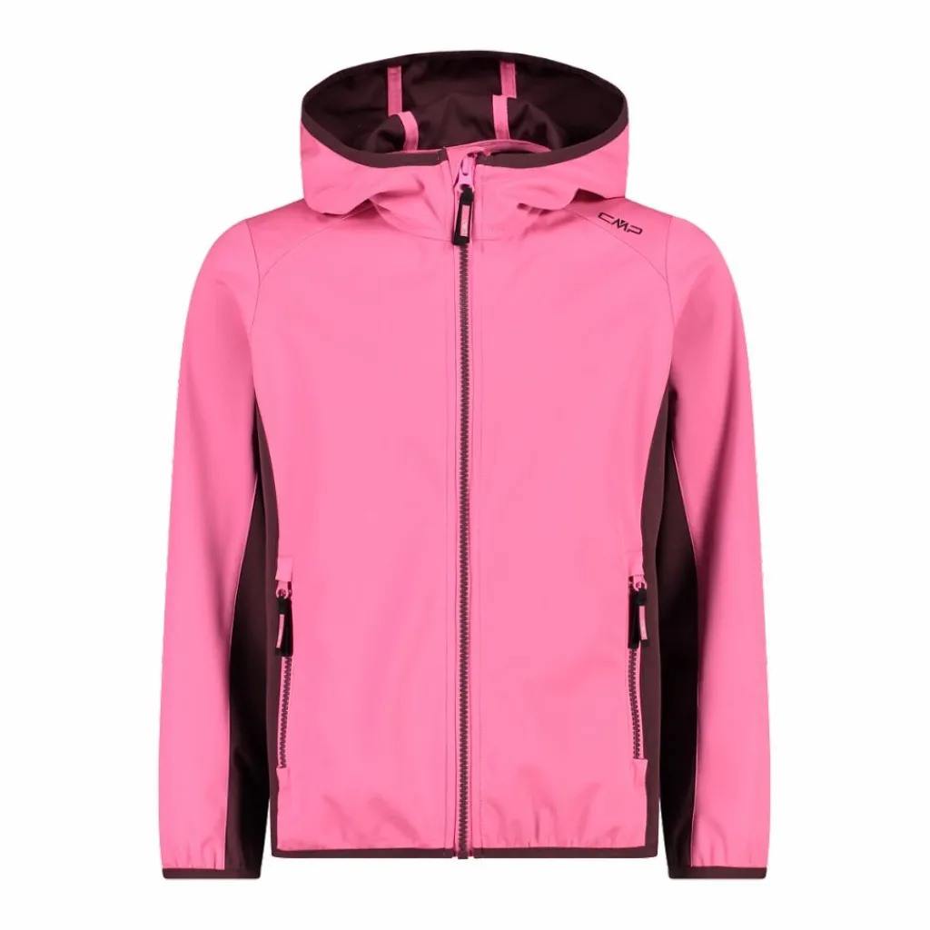 Mädchen Jacke aus leichtem Softshell, mit Fix Hood>CMP Online