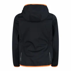 Mädchen Jacke aus leichtem Softshell, mit Fix Hood><noscript><img width=