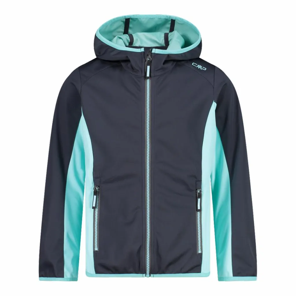 Mädchen Jacke aus leichtem Softshell, mit Fix Hood>CMP Online