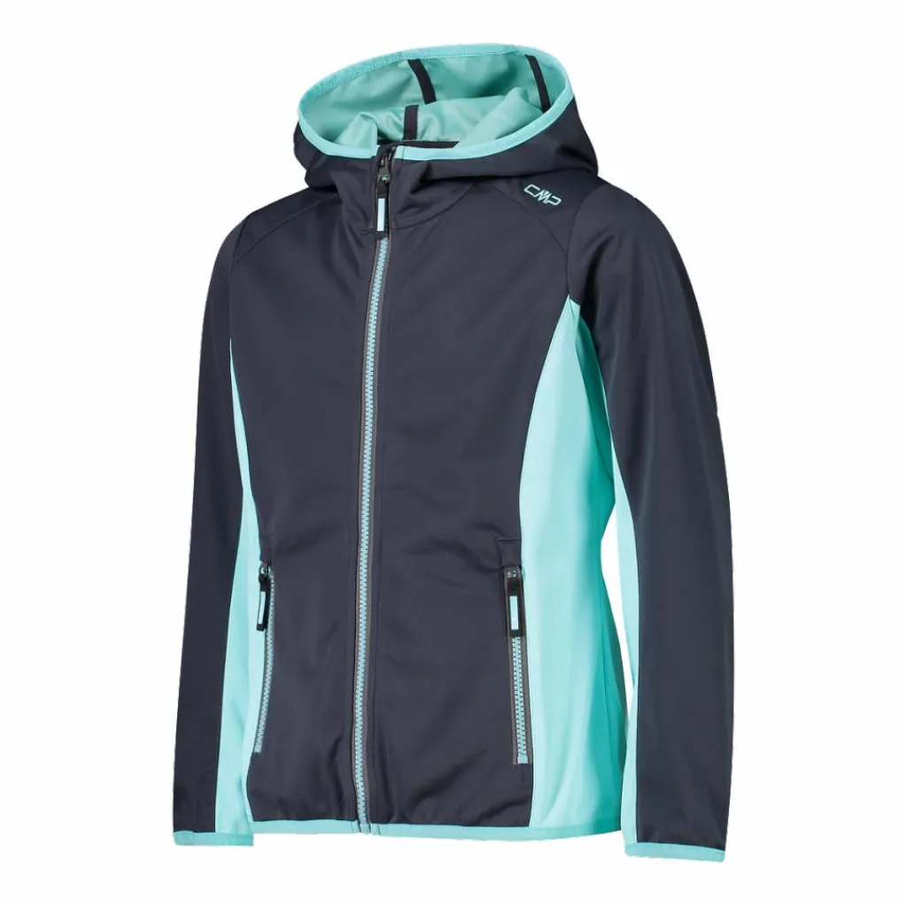 Mädchen Jacke aus leichtem Softshell, mit Fix Hood>CMP Online