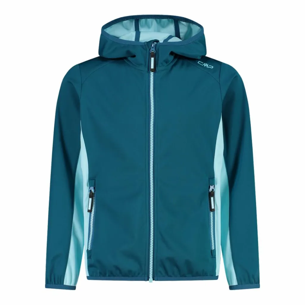 Mädchen Jacke aus leichtem Softshell, mit Fix Hood>CMP Online