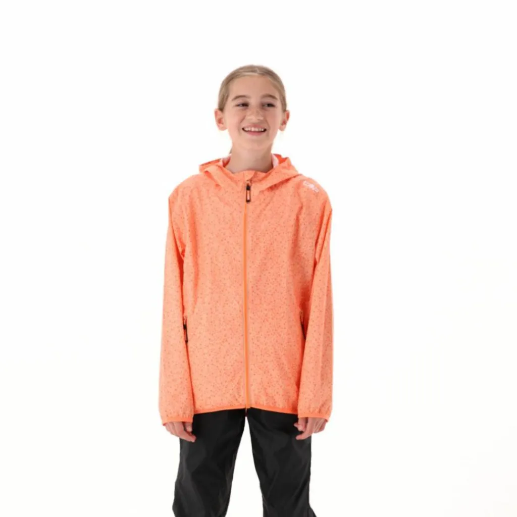 Mädchen Micro gemusterte packable Regenjacke>CMP Sale