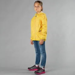 Mädchen Micro gemusterte packable Regenjacke><noscript><img width=