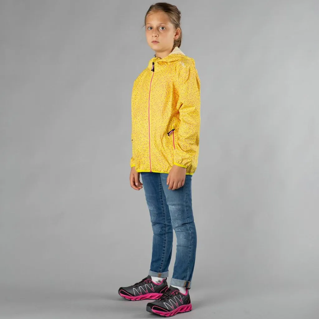 Mädchen Micro gemusterte packable Regenjacke>CMP Sale