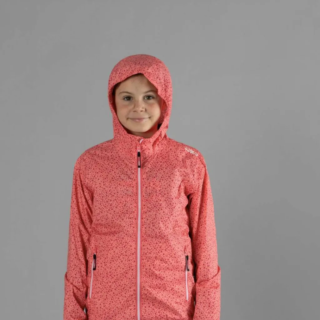 Mädchen Micro gemusterte packable Regenjacke>CMP Sale