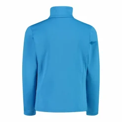 Mädchen Stretch Performance Stehkragenshirt mit kurzem Reißverschluss><noscript><img width=