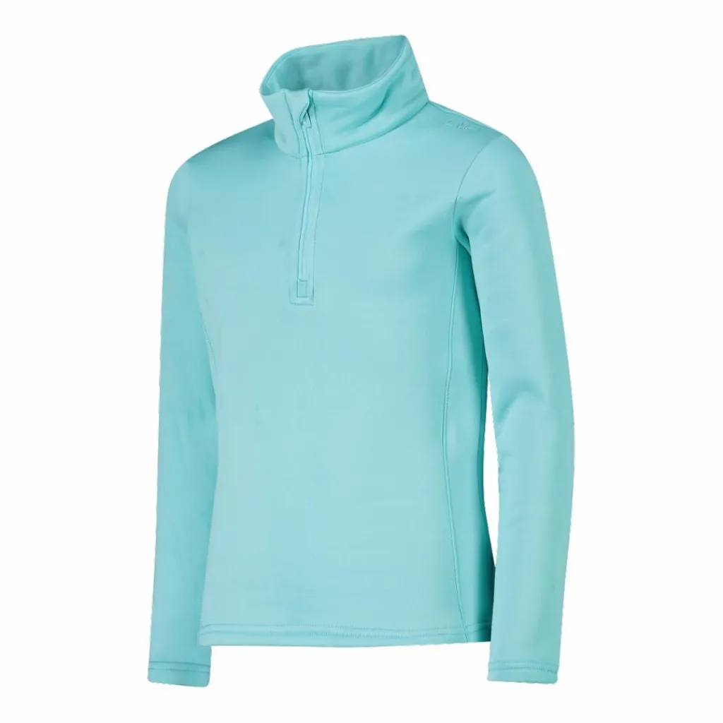 Mädchen Stretch Performance Stehkragenshirt mit kurzem Reißverschluss>CMP New