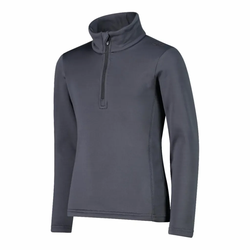 Mädchen Stretch Performance Stehkragenshirt mit kurzem Reißverschluss>CMP New